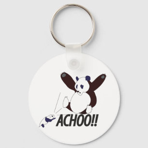 Funny Sneezing Panda Keychain