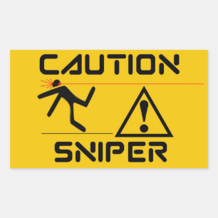 Funny Sniper Sticker