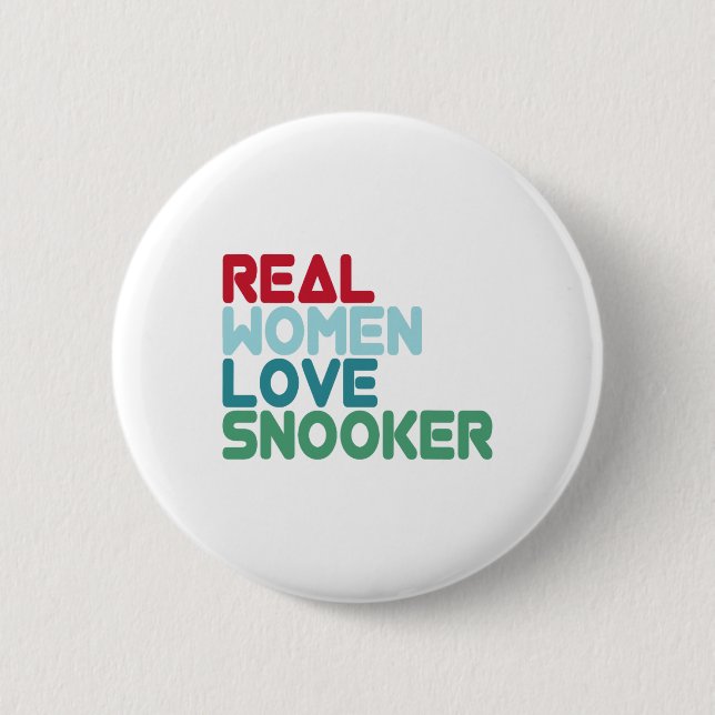 Funny Snooker Saying Pool Billiards Snooker Player 2 Inch Round Button (Front)