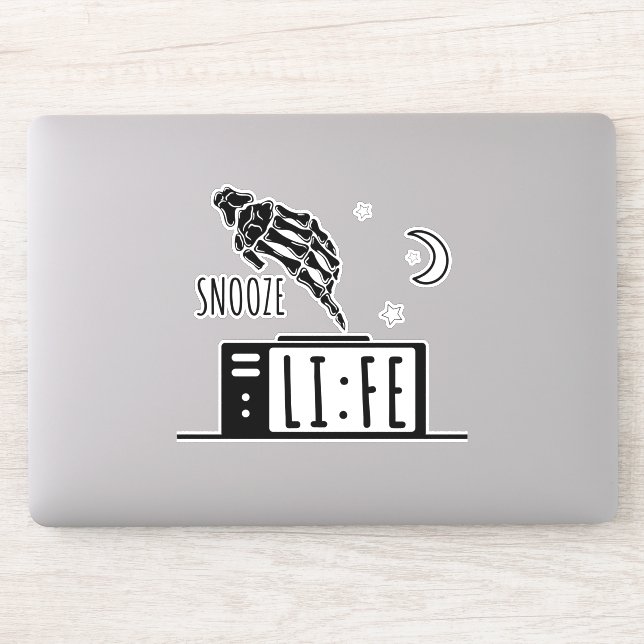 Funny Snooze Life Alarm Clock (Computer)