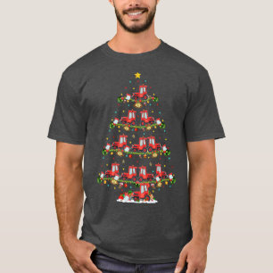 Funny Snow Plow Xmas Matching Santa Snow Plow Chri T-Shirt