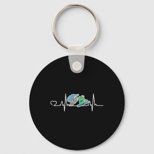 Funny Snowboarding Graphic Snowboarder Design Keychain