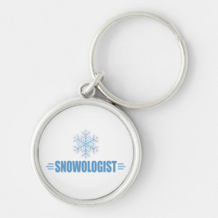 Funny Snowflake Keychain
