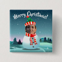 Funny Snowman Customized With Your Own Photo