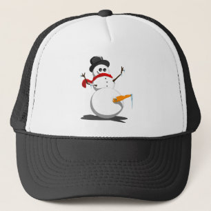 Funny Snowman Trucker Hat