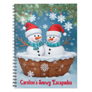 Funny Snowmen Notebook