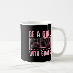 Funny Soccer Art For Women Girls Soccer Player Soc Coffee Mug