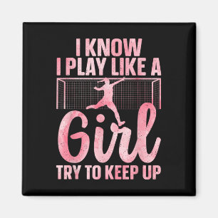 Funny Soccer Art For Women Girls Soccer Player Soc Magnet