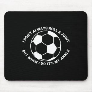 Funny Soccer Broken Ankle Injury Mouse Pad