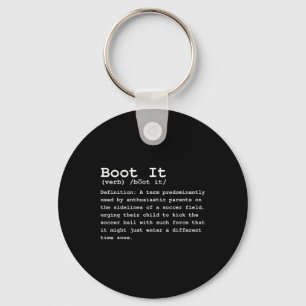 Funny Soccer Camp Boot Soccer Mom Dad Gift Humour Keychain