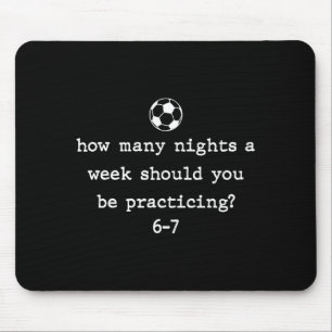 Funny Soccer Coach 67 Soccer Player 6 7 Gen Z Vira Mouse Pad