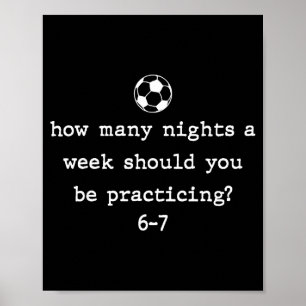 Funny Soccer Coach 67 Soccer Player 6 7 Gen Z Vira Poster