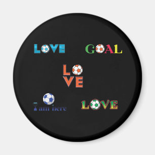 Funny Soccer Cup Sticker Magnet