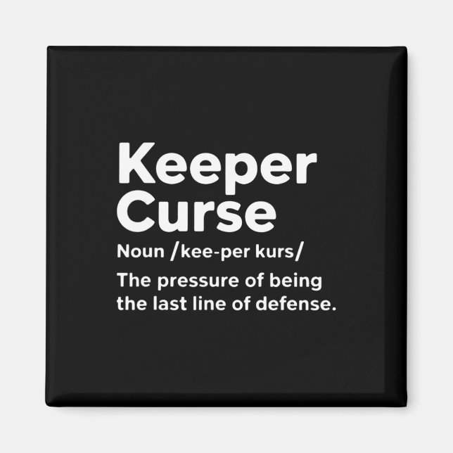 Funny Soccer Definition Soccer Player Coach Keeper Magnet (Front)