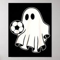 Funny Soccer Ghost Playing Soccer Lovers Halloween