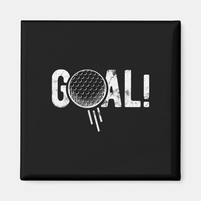 Funny Soccer Goal Golf Four Joke  Magnet (Front)