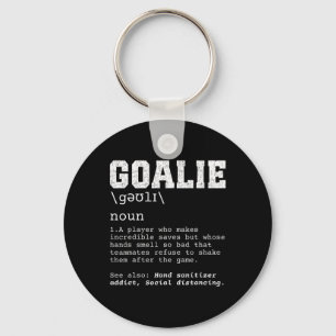 Funny Soccer Goalie Definition Smelly Gloves Goalk Keychain