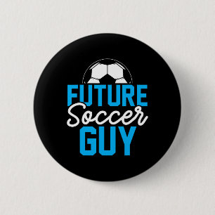 Funny Soccer Lover Birthday Graphic Boys Men Kids  2 Inch Round Button