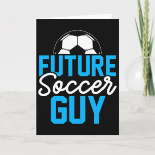 Funny Soccer Lover Birthday Graphic Boys Men Kids Card