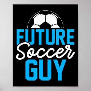 Funny Soccer Lover Birthday Graphic Boys Men Kids  Poster
