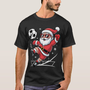Funny Soccer Santa 67 Meme Christmas Xmas Pyjamas T-Shirt