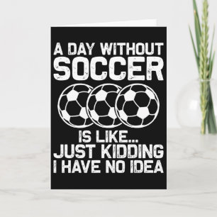 Funny Soccer Shirt Boys Men Women Sport Player Soc Card