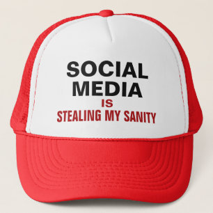 Funny “Social Media” trucker hats