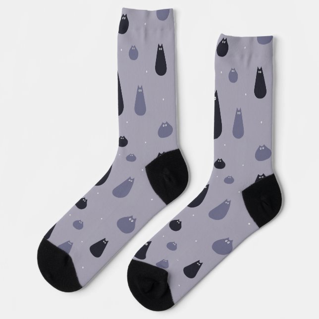 Funny socks with cats (Left)