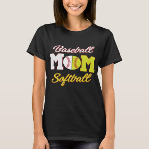 Funny Softball Baseball Mom for Women T-Shirt