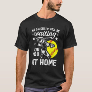 Funny Softball Catcher Mom Softball Catcher Mother T-Shirt
