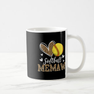 Funny Softll Memaw Leopard Memaw Softll Player  Coffee Mug