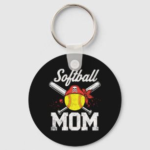 Funny Softll Pirate Mom Mama Mommy Present Mother' Keychain