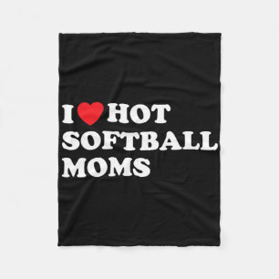 Funny Softll Shirt I Love Hot Softll Moms  Fleece Blanket