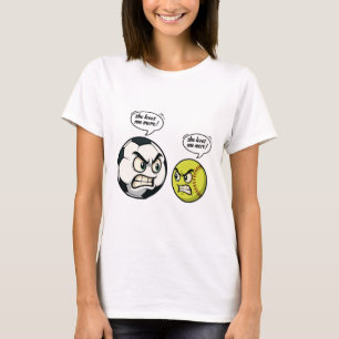 Funny Softll Soccer Girl Women Daughter She Love M T-Shirt