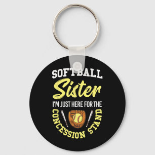 Funny Softll Softll Player Gifts Softll Sister Keychain