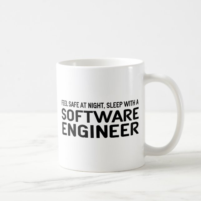 Funny Software Engineer Coffee Mug (Right)