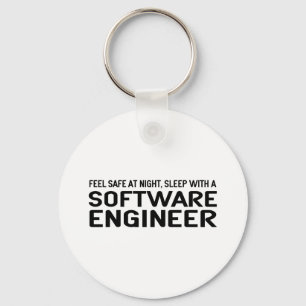 Funny Software Engineer Keychain