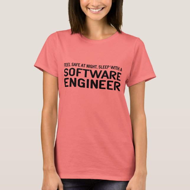 Funny Software Engineer T-Shirt (Front)