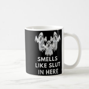 Funny Soky Halloween Offensive Adult Humour Ghost  Coffee Mug