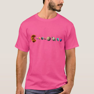 Funny Solar System - Astronauts Space Video Games T-Shirt
