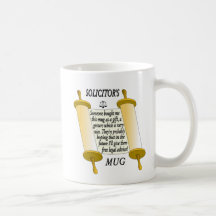   Funny Solicitor's Mug. Solicitor