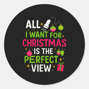 Funny Sonographer Christmas - Holiday Ultrasound T Classic Round Sticker