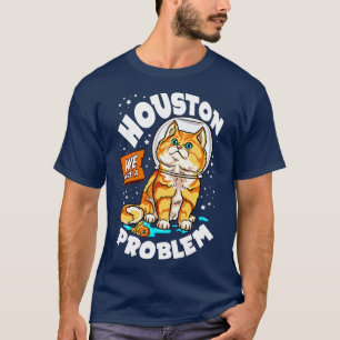 Funny Space Astronaut Cat Gifts Men Women Kids Cat T-Shirt