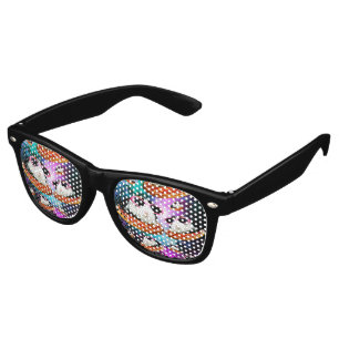 Funny space guinea pig retro sunglasses