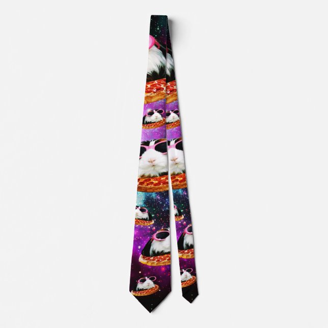 Funny space guinea pig tie (Front)