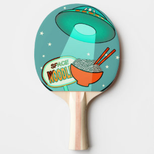 Funny Space Noodles 2  Ping Pong Paddle