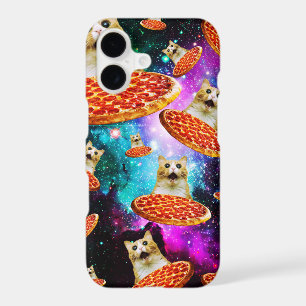 Funny space pizza cat