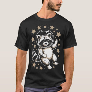 Funny Space Raccoon Racoon Astronomy T-Shirt