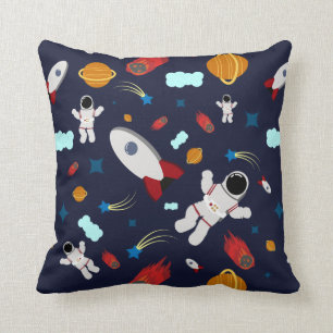 Funny Space Throw Pillow