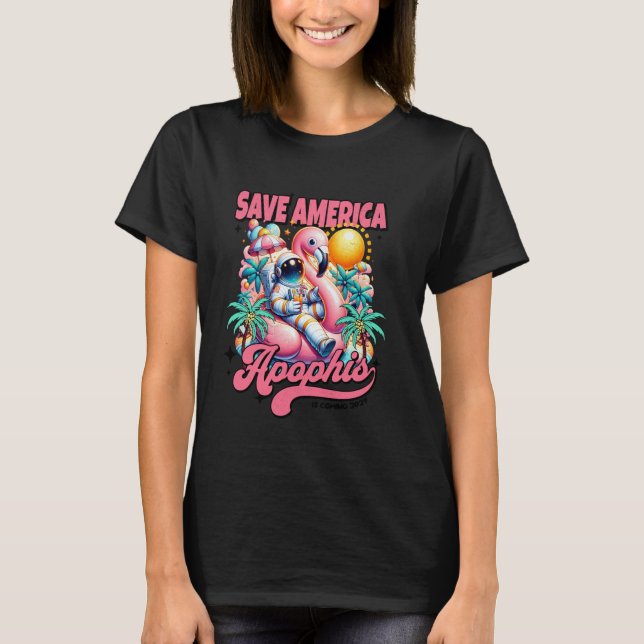 Funny Spaceman Summer Asteroid 2029 Apophis T-Shirt (Front)